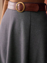 MOTF PREMIUM SIMPLE VINTAGE FLARED LONG SKIRT, WOMEN OUTFIT